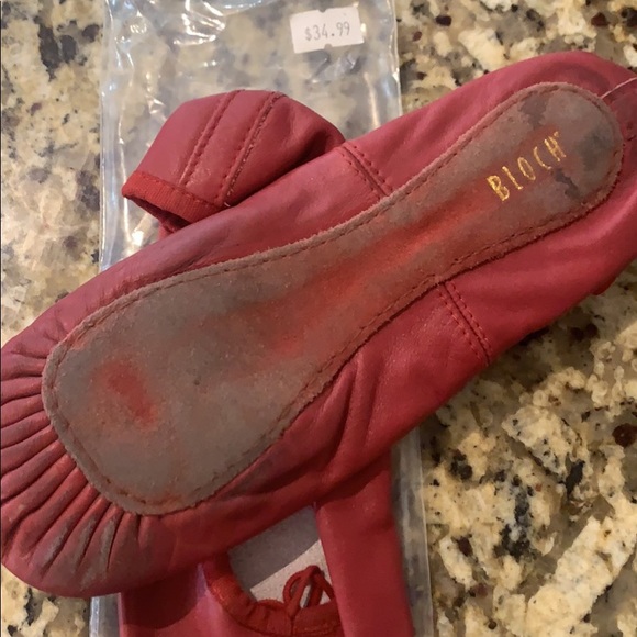 Red Ballet Slippers - Picture 2 of 2
